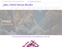 Tablet Screenshot of jeanmariedancestudio.com